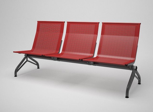 Многоместная секция Aero PLUS БП без мягкого элемента c увеличенным посадочным местом 615мм