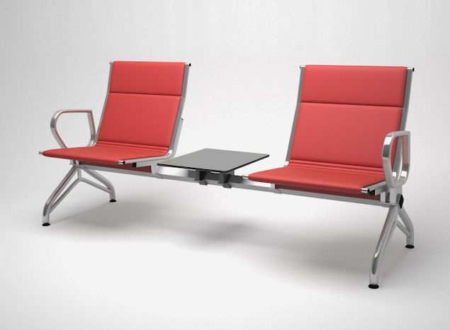 Многоместная секция Aero PLUS 2П со столиком и с увеличенным посадочным местом 615мм